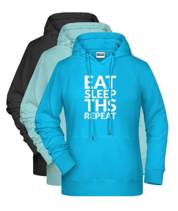 Damen Hoodie "Eat Sleep THS Repeat"