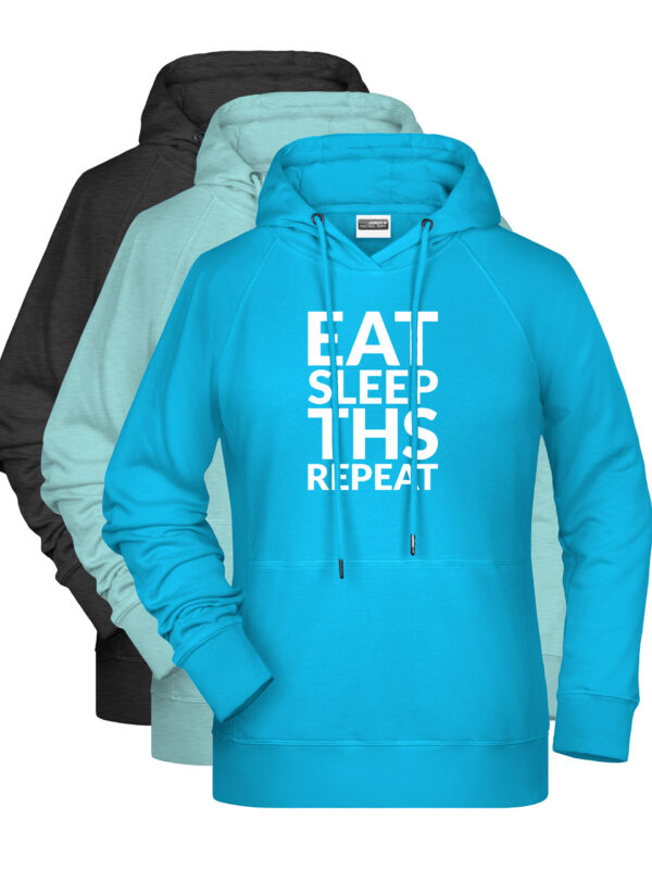 Damen Hoodie "Eat Sleep THS Repeat"