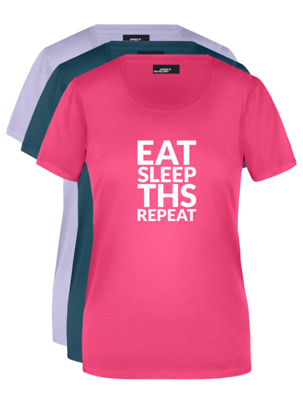 Damen T-Shirt "Eat Sleep THS Repeat"