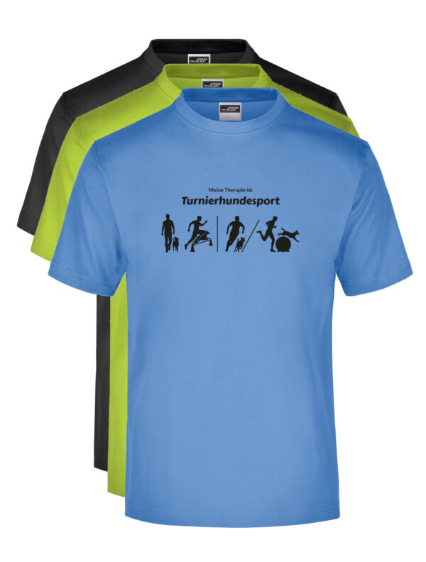 Herren T-Shirt "Meine Therapie ist Turnierhundesport"