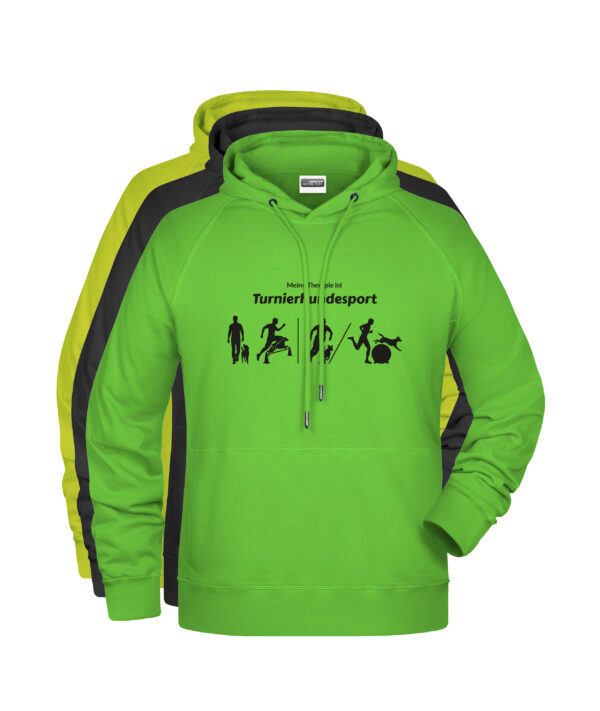 Herren Hoodie "Meine Therapie ist Turnierhundesport"