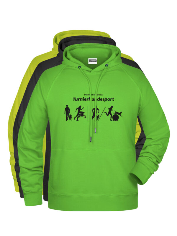 Herren Hoodie "Meine Therapie ist Turnierhundesport"