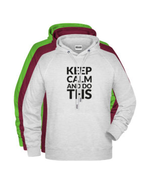 Herren Hoodie "Keep Calm"